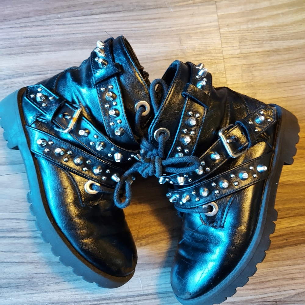 Zara moto boots